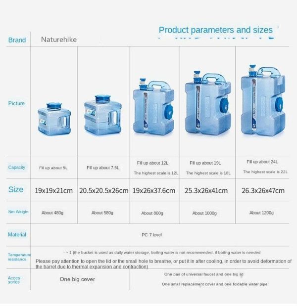 Water Container With Tap