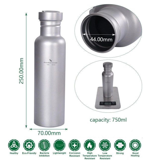 Titanium Water Bottle