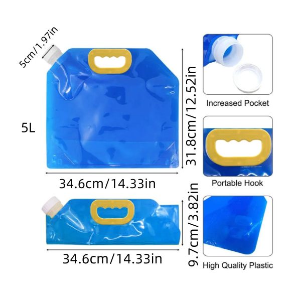 3pcs Waterproof Folding Water Bags