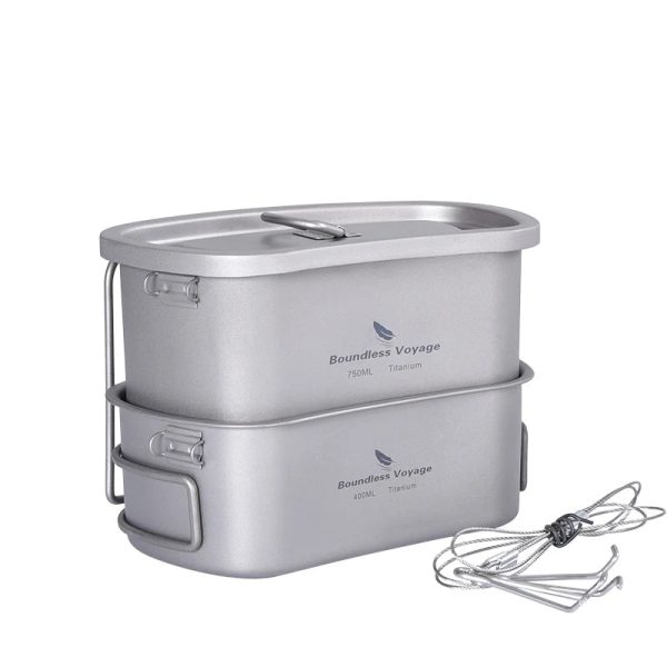 Military Canteen Titanium Cookware