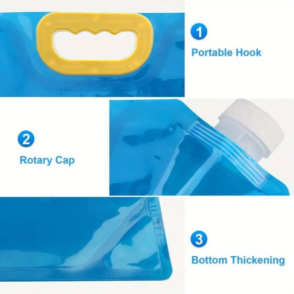 3pcs Waterproof Folding Water Bags