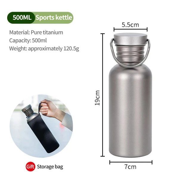 Titanium Water Bottle