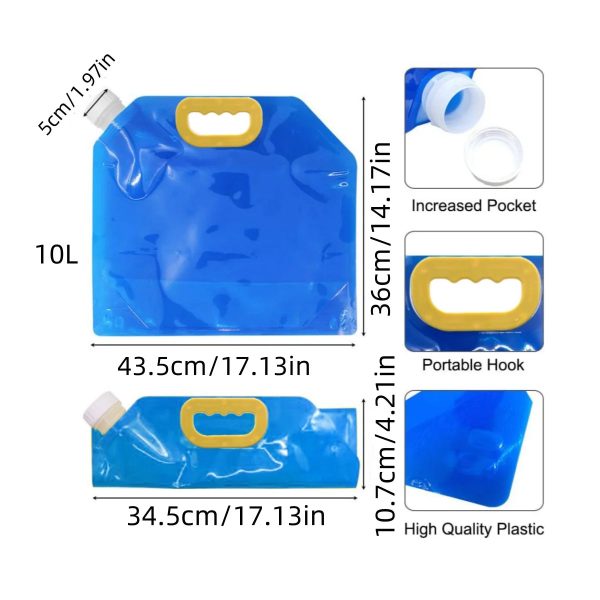 3pcs Waterproof Folding Water Bags