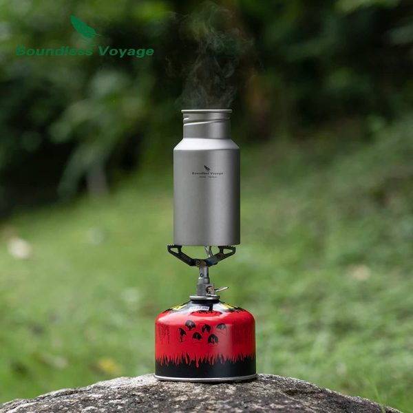 Wide Mouth Titanium Bottle with Lid Leak-Proof Single Layer 400/550/750ML